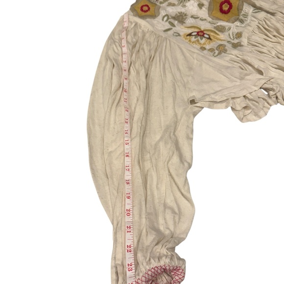 Free People Claudine Embroidered Blouse - Picture 8 of 9